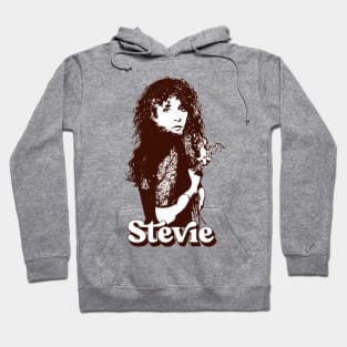 Stevie Nicks \-/ Retro Vintage Styled Design Hoodie